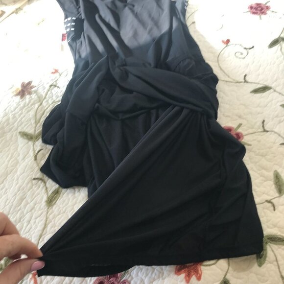 Ellen Tracy NWT M Black Stretch Bodycon Dress​​​​ - Picture 10 of 13